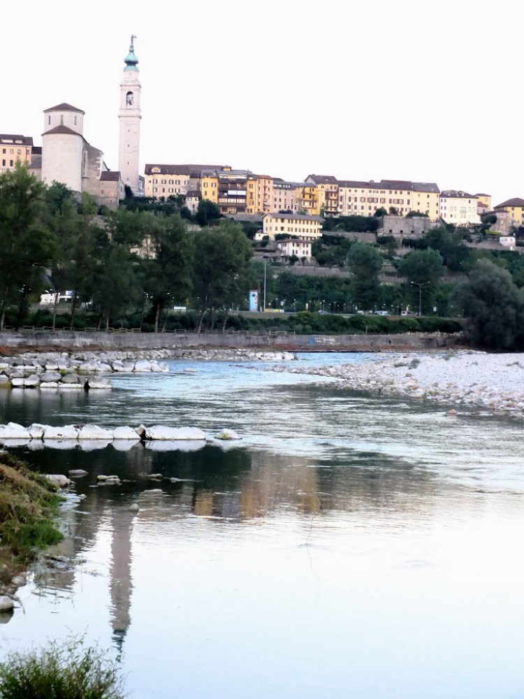 Belluno And The River Piave